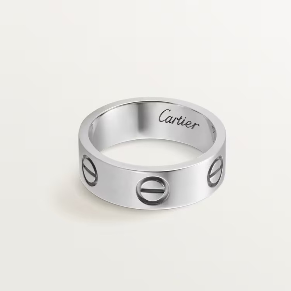 Cartier Silver ring US 8